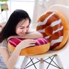 Usine spot 40cm créatif 3d gourmand beignet en peluche poupée coussin oreiller canapé coussin beignet rond en peluche coussin gratuit UPS ou DHL