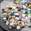 Party Favor Event Supplies Festive Home Garden Gift Irregar Crystal Natural Stone Pendant Necklaces Gemstone Agate Quartz Turquoise Malach