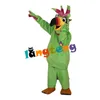 Costume de poupée mascotte 883 Costume de mascotte oiseau perroquet adulte marron vert Kits de conception de personnages mascotte carnaval