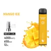 FF 2022 Nouveau style 12ML Vape Pen jetable 4000Puffs Cigarette électronique en vente chaude