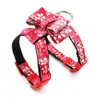 Dog Collars & Leashes Pet Puppy Harness Velvet & Leather Leash For Small Cat Chihuahua Pink Collar ProductsDog