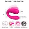 Sexy Wireless We Share Vibe Fernbedienung Dildo G-Punkt Vibrator Klitoris Stimulator Doppelvibratoren für Frauen Spielzeug Erwachsene