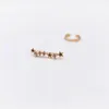 Clip-on & Screw Back Arrivals 2022 Copper Alloy Zircon Stars Earring Luxury Clip Earrings For Women Fashion Jewelry Gift AccessoriesClip-on