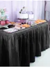 74x427cm jetable mariage fête d'anniversaire décoration étanche table bureau robe couverture pour la décoration de la maison cuisine fournitures en plastique festival nappe