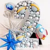 Party Decoration 73cm Big Number Frame Stand Balloon Filling Box DIY Baby Shower Jungle Birthday Letter 1 2 3 Mosaic Anniversary