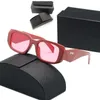Цветные модные дизайнерские солнцезащитные очки Классические очки Goggle Outdoor Beach Солнцезащитные очки для мужчин и женщин Дополнительно Треугольная подпись Booe Ban