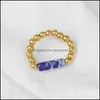Ленточные кольца ювелирные изделия 4 -мм эластичное кольцо для женщин мужская форма натуральный камень золоты