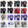 Vintage Baseball Jersey 9 Matt Williams 20 Luis Gonzalez 21 Zack Greinke 24 Yasmany Tomas 44 Paul Goldschmidt 46 Patrick Corbin 51 Randy Johnson Men Size S-XXXL