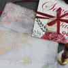 Hediye Sargısı 5 PCS/LOT Bronzing Şeffaf Zarflar Düğün Davetiyesi için Tuz turcu kağıdı CardsGift