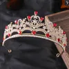 Bruidskronen Haarbanden Vrouwen Hoofdband Bruid Crystal Tiara Prinses Hoofdband Crown Wedding Tiaras Verjaardagsfeestje Prestaties Styling Haaraccessoires