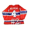 Vintage Guy Lafleur Hokey Forması Jean Beliveau Henri Maurice Richard Patrick Roy Jacques Plante Bernard Geoffrion Saku Koivu Serge Savard