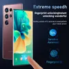 2022 Hot Selling Smart Phone S22 Ultra 5G 7.3 Incell Real Perforated Screen 8GB 512GB 6800MAH 3D Elektropläterad gradientglas bakre lock