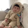 Clothing Sets Baby Winter Ears Plush One-piece Suit Kids Boys Summer Clothes Girl OutfitClothing SetsClothing
