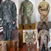 Uniforme militar tático camuflagem exército roupas masculinas forças especiais airsoft soldado treinamento jaqueta de combate calça terno masculino 220812