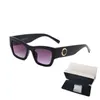 Высококачественные брендовые женские солнцезащитные очки 4358, имитация роскошных мужских солнцезащитных очков, защита от ультрафиолета, мужские дизайнерские очки с градиентом, модные женские очки с коробками