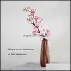 Wintersweet Magnolia مجموعة الاصطناعي غرفة المعيشة وهمية الديكور المنزل الطعام باقة الشاي الجدول المجفف زهرة قطرة التسليم 2021 الزخرفية فلو
