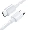 Kable USB C do typu C PD szybkie ładowanie 18W 20W do Samsung S21 S20 uwaga 20 szybkie ładowanie 4.0 1m 2m 3 stopy 6 stóp przewód ładowarki