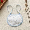 Bibs Pacify Cherry Baby Burp Tygar Dubbelskikt bomullsduk Handduk lugnande saliv handduk grossist