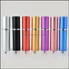 Party Supplies 5Ml Spray Per Bottle Portable Metal Case Mini Pers Sub-Bottling Compact Atomizer Scent Travel Refillable Cosmetic Drop Delive