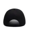 Berretto da baseball con ricamo in pelle PU Orecchio di testa di grano Cappello sportivo Hip Hop Street Caps Moda uomo Snapback nero Gorras
