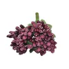 Dekorativa blommor kransar 72 st/lot mini artificiell stamen knopp bukett pärlor blommor bröllop bil corsage dekoration hantverk falsk pärla simul