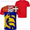 Saint Pierre e Miquelon Camiseta DIY Livre Custom Made Nome Número Spm T-shirt Nação Bandeira Francesa PM País Imprimir Po Roupas 220702