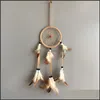 Autre Home Decor Garden 9cm Small Dream Catchers Hanging Decoration Christmas Indian Style Car penathers Chadow Catcher fait ￠ la main D