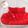 CushionDecorative Pillow Hanging Basket Chair Cushion Thickening Double Swing Cloth Mat Indoor Outdoor Household Garden Back1177379