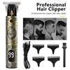 Vintage T9 Cabelo elétrico Clipper Barber Profissional Barbeiro Razor Dragão Máquina de corte de barba Kit de barbeador de barba para homens 0mm 220712