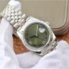 Montre femme automatique heure jour date femme plein acier 116231 126233 BP usine saphir miroir chiffres romains montre