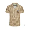 Chemises de créateurs de luxe Mode pour hommes Poches doubles latérales Bowling Tshirt Hawaii Floral Casual Chemises en soie Hommes Slim Fit Chemise habillée à manches courtes