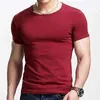 2022 Yeni Üstler Erkekler Tişört Fitness T-Shirts Mens v Boyun Man T-Shirt Erkek Tshirts M-4XL Plue Boyut B0667 Y220606