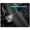 Bil Carbon Fiber Leather Sport Car Roell Cover Antislip för Audi A1 8X A2 A3 Q3 Q5 Q2 A4 A5 A6 Avant Car Accessories J220808