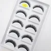 1050 lådor 5 par Natural 3D Mink False Eyelashes Makeup Eyelash Fake Eye Lashes Faux Cils Make Up Beauty Wholesale 220525