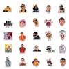 50PCS Puerto Rican Singer Bad Bunny Stickers PVC for Stationery Decal Motorcycle Skateboard Laptop Guitar Bike Cool Sticker5220924