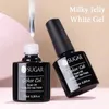 NXY Nagelgel 7 5 ml Milky Jelly White Polish s Clear Pink Extend Tips Soak Off Led Uv Varnish 0328