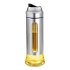 Distributeur de bouteilles d'huile de 500 ml cuisson vinaigre d'olive récipient de Sauce étanche à haute teneur en Borosilicate cuisine Cruet en verre