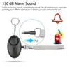 130db Egg Shape Self Defense Alarm Keychain Girl Women Older adult Protect Alert Personal Security Alarms system With LED lights Unisex