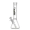 Bong in vetro con becher trasparente - 11,8 pollici, downstem diffuso, giunto femmina da 14 mm