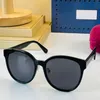 2022 Web stripe on the temples Sunglasses Vintage Oversized round Sun glasses Women Designer Retro Black acetate Frame Double 0854SK lunette With Interlocking