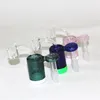 14mm multifunktion Glas Ash Catcher Bowl för vattenpipor Gourd percolator Två joint size -silikonnektar