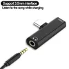 Convertidor de Cable de carga de auriculares 2 en 1 tipo C a conector Jack de 3,5mm, adaptador USB 3,0 a tipo C OTG para MacbookPro, Xiaomi y Huawei