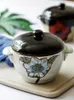 蓋のフルーツサラダボウル創造的なスープとお粥を食べるボウルの陶磁器の家庭用食器