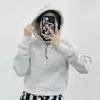 LU-01 Yoga Swefshirt Scuba Half zip Hoody في الهواء الطلق في أوقات الفراغات الجيم ملابس الصالة الرياضية للنساء قمم تجريب اللياقة البدنية فضفاضة سقيفة اليوغا تمرين