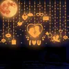 Wall Stickers Cupid Moon Luminous Couple Fluorescent Pink Heart Decal Glow In The Dark For Valentine Day Wedding DecorWall