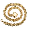 8mm Wholale Sier/Gold Stainls Acciaio Cuore solido Gioielli fai da te Collana da donna per ragazze Regalo 7-36 pollici