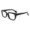 Hommes lunettes optiques cadre marque épais montures de lunettes Vintage mode carré lunettes pour femmes à la main myopie lunettes avec étui