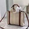 Kadın çanta odunsu kılıflar tuval alışveriş tasarımcısı çanta moda tote çanta büyük plaj lüks seyahat crossbody omuz cüzdan