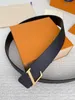 Luxury Belts Men Women Fashion Brand Leather Belt Designer Classic Orange Buckle Blue Brilliant Colorful Coating 4cm Wide Top Quality Belt