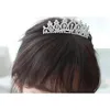 Whole Beautiful Rhinestone Headpieces Crystal Hair Comb for Women or Girls Wedding Party Gift Silver Decorative Head Tiara7161194